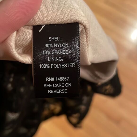 Torrid Black Lacey floral skater dress 🖤 - Picture 8 of 9